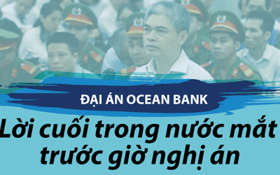 Đại án OceanBank: Lời nói cuối trong nước mắt trước giờ nghị án [Infographic]