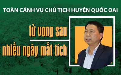 Infographic: Toàn cảnh vụ Chủ tịch huyện Quốc Oai tử vong sau nhiều ngày mất tích