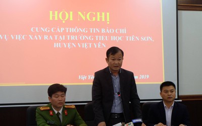 Thông tin chính thức kết quả vụ thầy giáo bị tố dâm ô hàng loạt học sinh ở Bắc Giang