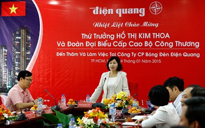 Bà Hồ Thị Kim Thoa nghỉ hưu từ 1/9