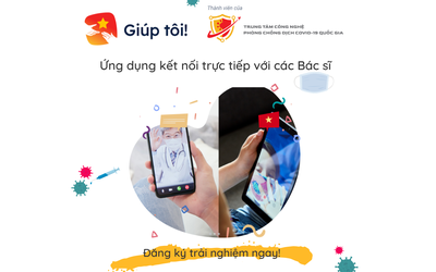 "Giúp tôi!” - ứng dụng kết nối F0 với bác sỹ có gì đặc biệt?