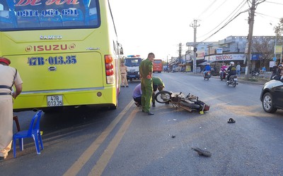 Cụ ông 91 tuổi thiệt mạng sau khi va chạm với xe khách