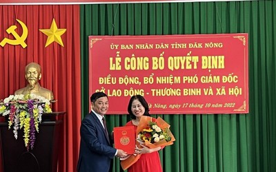 Một Phó Giám đốc Sở ở Đắk Nông được cho thôi việc theo nguyện vọng