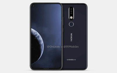 Lộ diện hình ảnh Nokia 8.1 Plus với màn hình "khuyên tai"