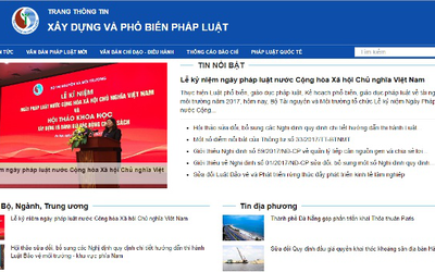 Ra mắt trang thông tin pháp luật về tài nguyên và môi trường