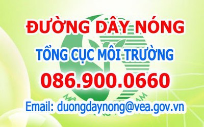 Ban hành đường dây nóng tiếp nhận xử lý về ô nhiễm môi trường