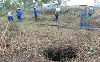 Thái Nguyên xuất hiện nhiều vết nứt nguy hiểm tại mỏ than Phấn Mễ