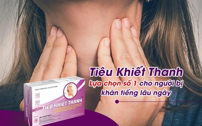 Tiêu Khiết Thanh - Lựa chọn số 1 cho người bị khàn tiếng lâu ngày