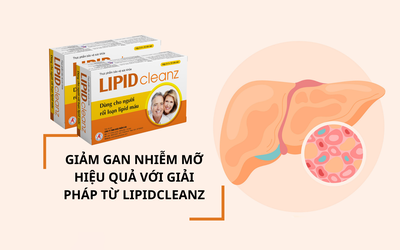 Giảm gan nhiễm mỡ hiệu quả với giải pháp từ Lipidcleanz