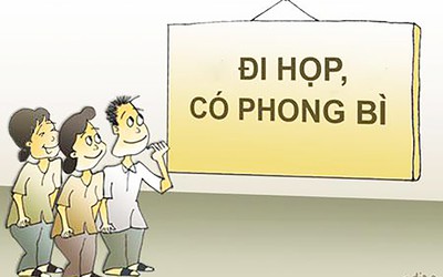 Cán bộ cứ đi họp… là có tiền