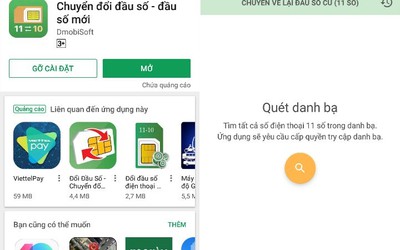 Cách chuyển danh bạ điện thoại 11 số về 10 số trên Android và iOS