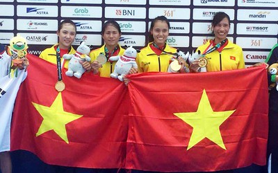 Bảng tổng sắp huy chương ASIAD 2018 (23/8): Việt Nam giành tấm HCV đầu tiên