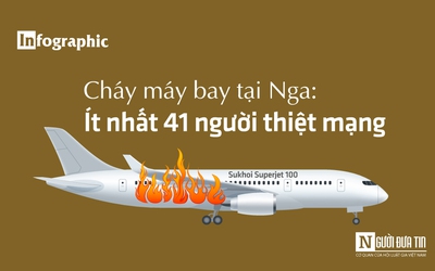 [Info] Chi tiết vụ cháy máy bay tại Nga, ít nhất 41 người thiệt mạng