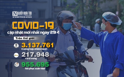 [Infographic] Covid-19 - Cập nhật ngày 29/4: 3.137.761 người mắc, 217.695 người tử vong