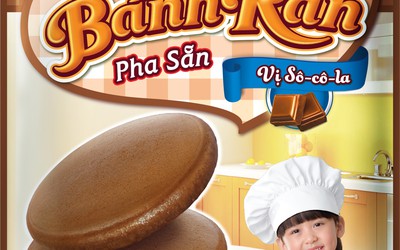 Bánh rán vị Sô-Cô-La mới lần đầu tiên có mặt tại Việt Nam