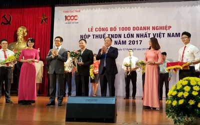 FrieslandCampina Việt Nam nằm trong Top 100 doanh nghiệp xuất sắc đóng góp ngân sách NN