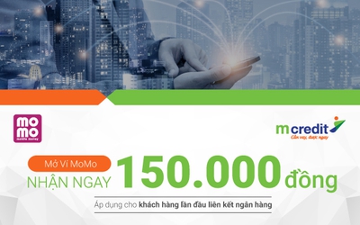 Tặng 150.000đ khi thanh toán Mcredit qua Momo