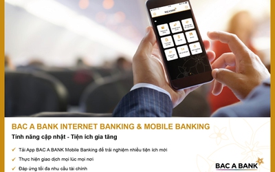 "Cài App liền tay - Nhận ngay quà tặng" với BAC A BANK Mobile Banking