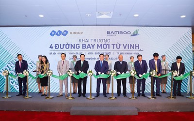 Bamboo Airways chính thức khai trương 4 đường bay từ Vinh, giá vé ưu đãi từ 149.000 đồng