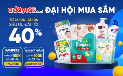 Đại hội mua sắm P&G siêu “hot”, ưu đãi tới 40% trên Adayroi