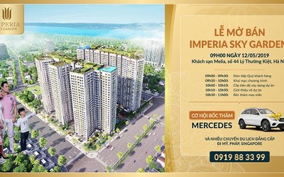 Dự án Imperia Sky Garden “gây sốc” với chương trình mua nhà tặng Mercedes sang trọng