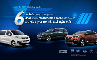 Peugeot ưu đãi giá lên đến 50 triệu và nhiều quyền lợi hấp dẫn khác