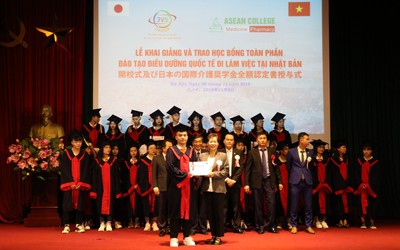 Sinh viên điều dưỡng trường Cao đẳng Y Dược ASEAN nhận học bổng toàn phần từ Nhật Bản