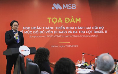 MSB hoàn thành 3 trụ cột của Basel II
