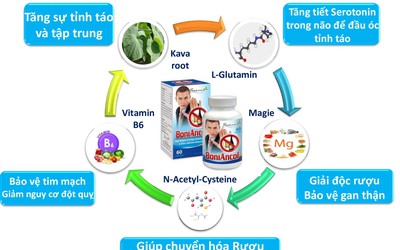 Viên giải rượu BoniAncol dùng có tốt không ? Uống BoniAncol có hại không ?