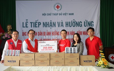 Tập đoàn bia lớn nhất Thế giới - AB InBev ủng hộ 250.000 lon nước uống tinh khiết cho các trung tâm cách ly cả nước