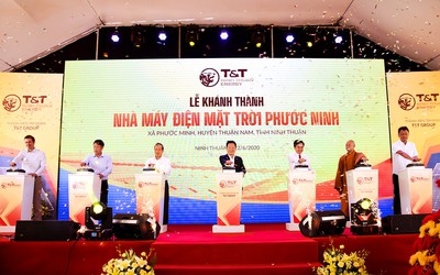 Khánh thành Nhà máy điện mặt trời Phước Ninh: Góp phần đưa Ninh Thuận trở thành trung tâm NLTT của cả nước