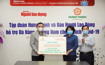 Tập đoàn Hưng Thịnh tiếp sức TP.Đà Nẵng và tỉnh Quảng Nam phòng chống dịch Covid-19