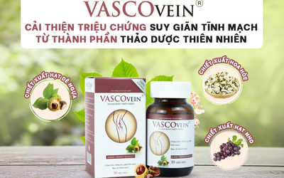 Vascovein - Giải pháp ưu việt cho người bị giãn tĩnh mạch