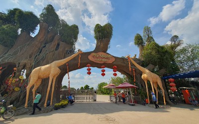 Mỹ Quỳnh Safari - Khám phá vườn thú đầu tiên của miền Tây