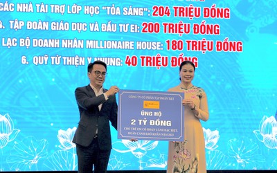 T&T Group ủng hộ 2 tỷ đồng hỗ trợ trẻ em có hoàn cảnh khó khăn