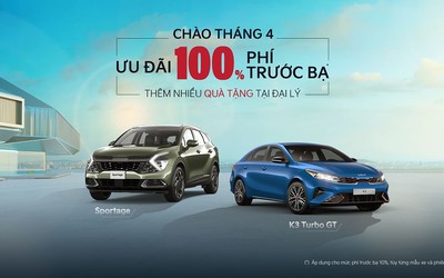 Kia ưu đãi 100% phí trước bạ cùng nhiều ưu đãi hấp dẫn trong tháng 4/2023