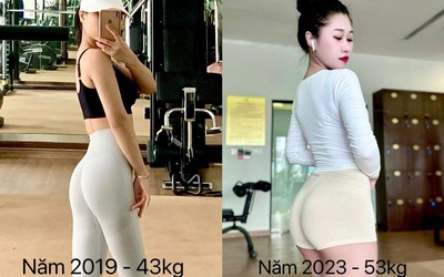 Câu chuyện tăng cân 10kg và sở hữu vòng eo 63 đẹp ngất ngây của hot gymer Lệ Đặng