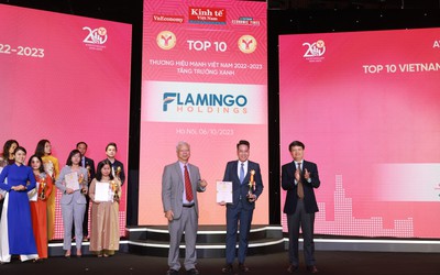 Flamingo Holdings được vinh danh tại “Thương hiệu mạnh Việt Nam 2023”
