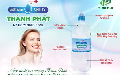 Nước muối sinh lý Thành Phát – người bạn đồng hành chăm sóc sức khỏe người Việt