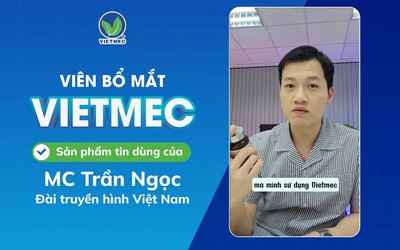 MC Trần Ngọc trải lòng về bí quyết giúp hết mỏi mắt, mờ mắt, khô mắt