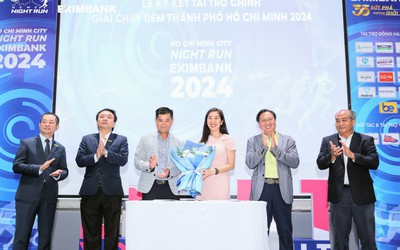 Lễ công bố giải chạy đêm “Ho Chi Minh City Night Run Eximbank 2024”