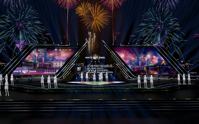 “Lộ diện” sân khấu hoành tráng của Lễ hội Pháo hoa quốc tế Đà Nẵng 2024