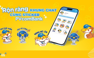 Gắn kết khách hàng thông qua sticker đại diện cho thương hiệu trên các nền tảng số