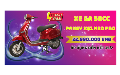 Xe ga 50cc Dibao Pansy XS1 – Sự lựa chọn số 1 cho học sinh