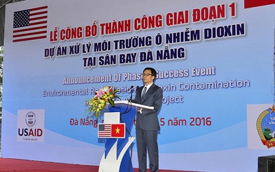 Hoàn tất giai đoạn 1 xử lý chất độc dioxin tại sân bay Đà Nẵng