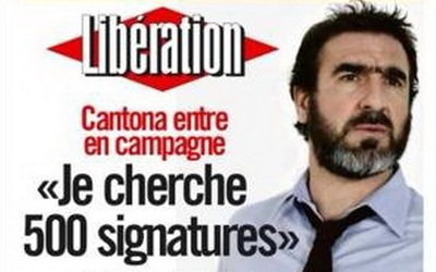 Chính trường Pháp xôn xao vụ Cantona tranh cử Tổng thống