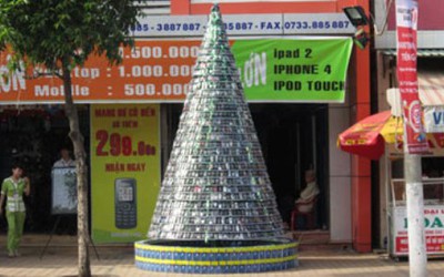Cây thông Noel lung linh khắp thế giới