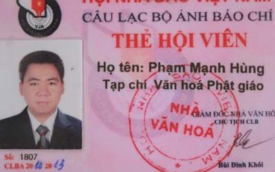 Khởi tố một hội viên Hội Nhà báo