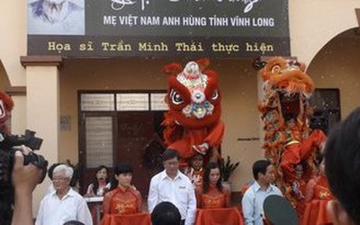 Triển lãm ký họa chân dung Mẹ Việt Nam anh hùng tỉnh Vĩnh Long