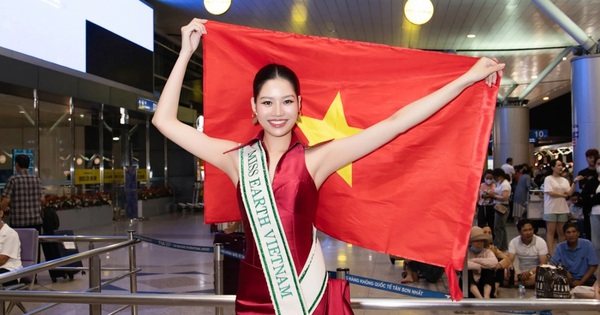 Người đẹp Cao Ngọc Bích lên đường dự thi Miss Earth 2024 tại Philippines